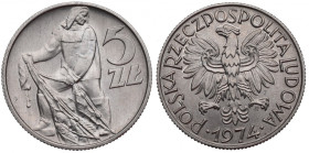 Peoples Republic of Poland, 5 zloty 1974