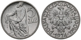 Peoples Republic of Poland, 5 zloty 1974