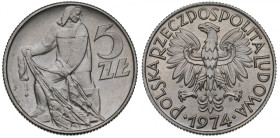 Peoples Republic of Poland, 5 zloty 1974