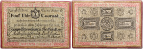 Zubehör. 
Geldscheintasche. Preußen, 1. Hälfte 19. Jhd. (innen handschriftl. datiert "1827"), kunstbuchbinderlich gefertigt, bestehend aus zwei Decke...