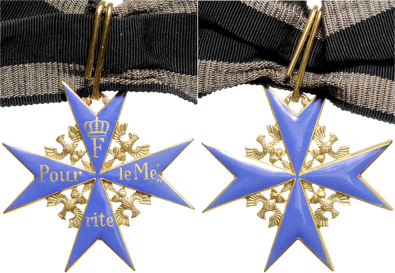 Deutsche Ausgaben bis 1945. 
Preußen, Königreich. Orden Pour le Mérite, Zweitst...