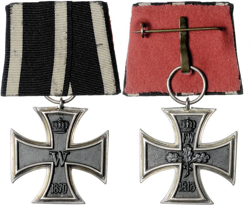 Deutsche Ausgaben bis 1945. 
Preußen, Königreich. Eisernes Kreuz 2. Klasse 1870...