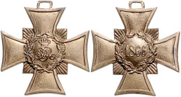 Deutsche Ausgaben bis 1945. 
Sachsen, Königreich. Drei Ehrenzeichen: Friedrich-August-Medaille, Silberne Med., Silber, u. Bronzene Med., Kupfer, beid...
