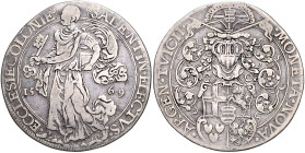 Köln, Erzbistum. 
Salentin von Isenburg 1567-1577. Taler 1569, Deutz, Hl. Petrus n. li. schreitend/behelmtes Wappen, 25,06 g. Noss&nbsp;73, Davenport...