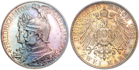 Preußen. 
Wilhelm II. 1888-1918. 2 Mark 1901, 200 Jahre Königreich. Jaeger&nbsp;105.

PP, winzige Kratzer