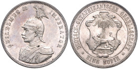 Deutsch-Ostafrika. 
1 Rupie 1890. Jaeger&nbsp;N713.

vz-stfr