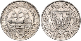 3 RM 1927, Bremerhaven. Jaeger&nbsp;325.

winz. Rf., vz
