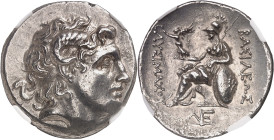 GRÈCE ANTIQUE
Thrace (royaume de), Lysimaque (323-281 av. J.-C.). Tétradrachme ND (297-281 av. J.-C.).
NGC Ch AU 4/5 3/5 Fine style brushed (5790005...
