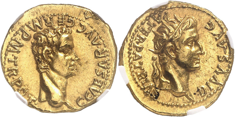 EMPIRE ROMAIN
Caligula (37-41). Aureus avec le divin Auguste 37-38, Lyon.
NGC ...