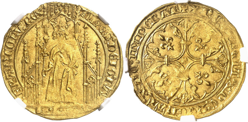 FRANCE / CAPÉTIENS
Jean II le Bon (1350-1364). Royal d’or, 2e émission ND (1359...