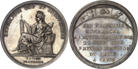 FRANCE
Convention (1792-1795). Médaille, la nouvelle ère française, par Duvivier 1792, Paris.
NGC MS 62 (6389234-022).
Av. REPUBLIQUE UNE ET INDIVI...
