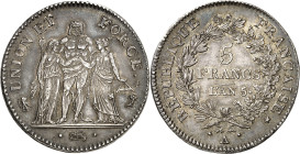 FRANCE
Directoire (1795-1799). 5 francs Union et Force An 5, A, Paris.
NGC MS 62 (6630860-011).
Av. UNION ET FORCE. Hercule debout de face avec la ...
