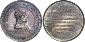 FRANCE
Consulat (1799-1804). Médaille, Bataille de Marengo, mort du général Desaix, par Brenet et Auguste An 8 (1800), Paris.
NGC MS 63 (6389234-005...