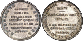 FRANCE
Consulat (1799-1804). Médaille, fondation du quai Desaix à Paris An VIII (1800), Paris.
NGC MS 64 (6389234-008).
Av. RÉPUBLIQUE FRANÇAISE. A...