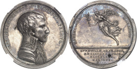 FRANCE
Consulat (1799-1804). Médaille, la Paix de Lunéville, par M. Buecklé 1802, Augsbourg.
NGC MS 62 (5790006-034).
Av. NAP. AL. BONAPARTE. P. P....