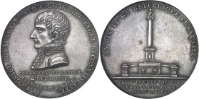 FRANCE
Consulat (1799-1804). Médaille, ouverture du cours Bonaparte et création de la fontaine Bonaparte à Marseille, par P. Poize An X (1802), Paris...