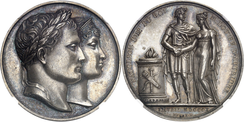 FRANCE
Premier Empire / Napoléon Ier (1804-1814). Médaille, mariage de Napoléon...