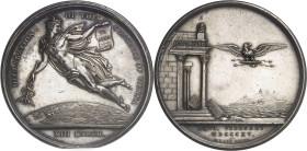 FRANCE
Premier Empire / Napoléon Ier (1804-1814). Médaille, déclaration du Congrès de Vienne et départ de Napoléon de l’île d’Elbe, par Depaulis et B...