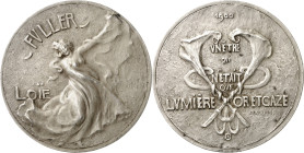 FRANCE
IIIe République (1870-1940). Médaille, Loïe Fuller par Pierre Roche, SAMF n° 86 1900, Paris.
Av. LOÏE FVLLER. Mary-Louise Fuller ou Loïe Full...