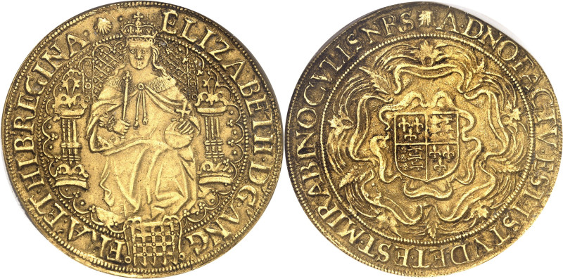 GRANDE-BRETAGNE
Élisabeth Ire (1558-1603). Souverain, 6e émission ND (1584-1586...