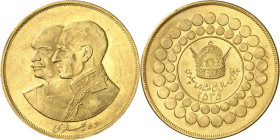 IRAN
Mohammad Reza Pahlavi (1941-1979). 10 pahlavi Or, 50e anniversaire de règne des Pahlavi MS 2535 (1976), Téhéran.
PCGS genuine Damage - UNC Deta...