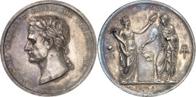 ITALIE
Milan, royaume d’Italie, Napoléon Ier (1805-1814). Médaille, couronnement de Napoléon comme roi d’Italie à Milan, par L. Manfredini 1805, Mila...