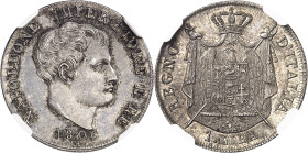 ITALIE
Milan, royaume d’Italie, Napoléon Ier (1805-1814). Essai de 1 lire 1806, M, Milan.
NGC MS 62 (5788892-009).
Av. NAPOLEONE IMPERATORE E RE. T...