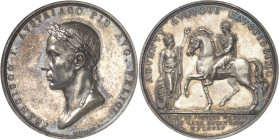 ITALIE
Lombardie-Vénétie, François Ier d’Habsbourg-Lorraine (1815-1835). Médaille, restauration de François Ier d’Autriche en Lombardie et Vénétie, p...
