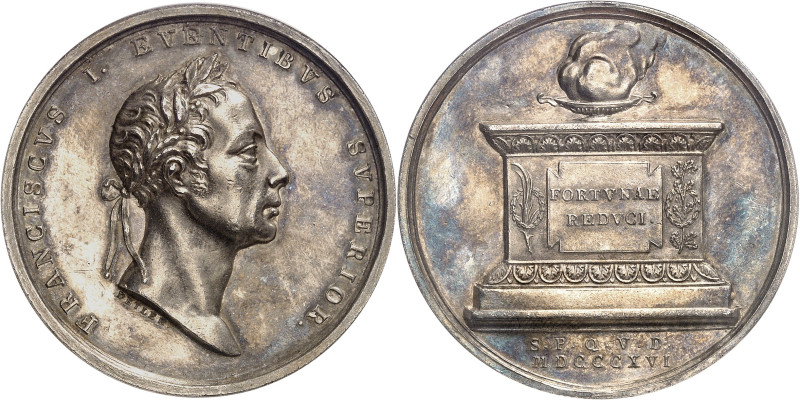 ITALIE
Lombardie-Vénétie, François Ier d’Habsbourg-Lorraine (1815-1835). Médail...
