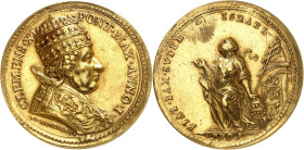 ITALIE
Vatican, Clément XI (1700-1721). Médaille d’Or annuelle, encouragement à la Paix, par Giovanni Hamerani 1701 - An I, Rome.
PCGS SP61 (4585964...