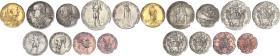 ITALIE
Vatican, Pie XI (1922-1939). Série de 9 monnaies (Mint set) 1930, R, Rome.
NGC UNC DETAILS CLEANED, MS 65, MS 64, MS 67, MS 66+, MS 66, MS 67...