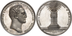 RUSSIE
Nicolas Ier (1825-1855). Médaille, Couronnement de Nicolas Ier, par V. Alexeev et G. Saburov 1826, Saint-Pétersbourg.
NGC MS 63 (5787383-002)...
