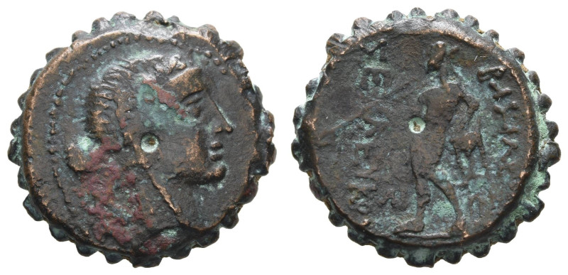 Griechen Seleukiden
Seleukos IV. Philopator, 187-175 v. Chr. Æ Serratus Antioch...