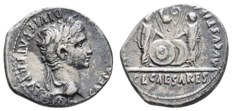 Römer Kaiserzeit
Augustus, 27 v.u.Z.-14 u.Z. AR Denar 2 v. Chr. - 4 n. Chr. Lyo...
