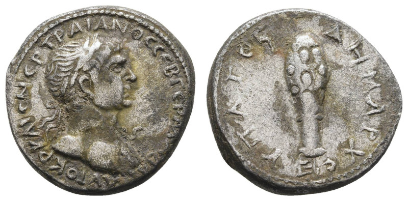 Römer Kaiserzeit
Trajanus, 98-117 AR Didrachme 112-117 Caesarea, Av.: drapierte...