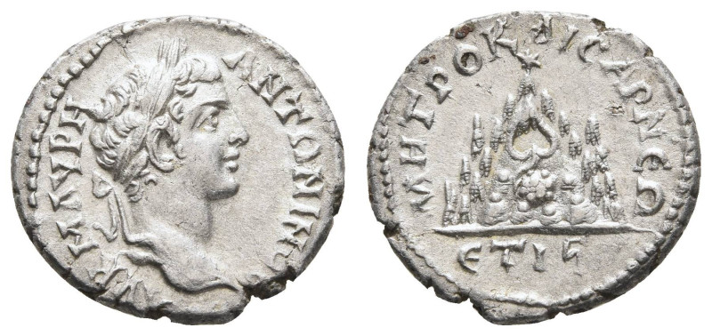 Römer Kaiserzeit
Antoninus III. Caracalla, 198-217 AR Drachme RY 16 ( 208) Capp...