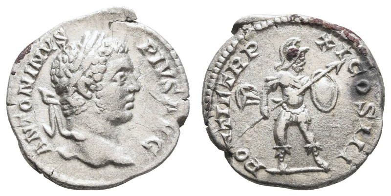 Römer Kaiserzeit
Antoninus III. Caracalla, 198-217 AR Denar 208 Rom unter der H...
