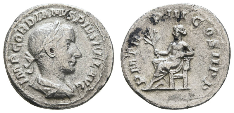 Römer Kaiserzeit
Gordianus III., 238-244 AR Denar 241-243 n. Chr. Rom Av.: IMP ...