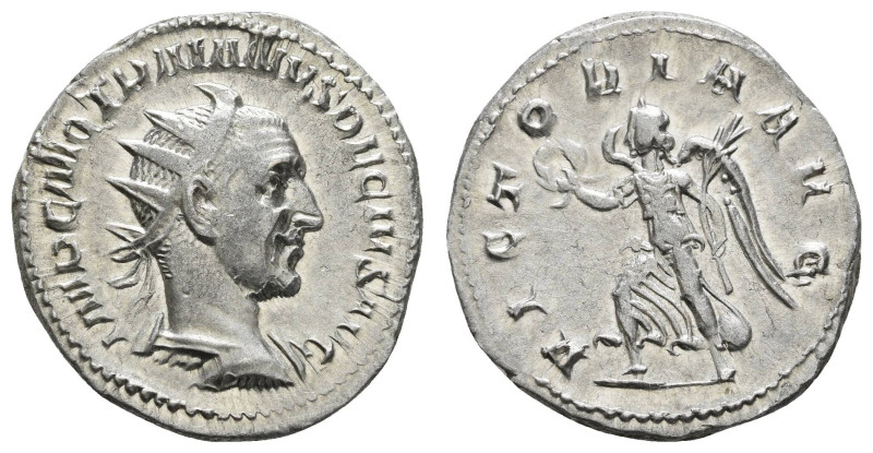 Römer Kaiserzeit
Traianus Decius 249-251 AR Antoninian ca. 249-250 Rom Av.: IMP...