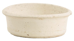 Antike Objekte
 Weiße Schale; mehrere kleinere Beschädigungen; Höhe ca. 4 cm; Durchmesser max. 12 cm