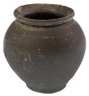 Antike Objekte
 kleiner Krug mit braunem Überzug, restaurierte Bruchstelle, Höhe ca. 5 cm, Durchmesser max. ca. 5 cm