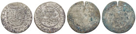 bis 1799 Jülich-Kleve-Berg
Wolfgang Wilhelm von Pfalz-Neuburg, 1624-1653 4 Albus ohne Jahr dazu eine unbestimmte Münze aus ähnlicher Epoche, evtl. Kl...