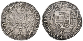 bis 1799 Belgien
Brabant Patagon o.J. Antwerpen Albert und Isabelle (1598 - 1621) VGH 311/1 van Houdt 619 Delm. 254 27.82 g. ss-vz