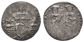 bis 1799 Bulgarien
Ivan Alexander, 1331-1371 und Michael Asen IV., AR Groschen, Av.: Christus vor einem Thron stehend, die Hände erhoben, Rv.: Ivan A...