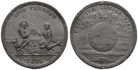bis 1799 Habsburg
Josef I., 1705-1711 1710 Spanischer Erbfolgekrieg, Nachguss (wahrscheinlich verkupferter Zinnguss) einer unsignierten Silbermedaill...