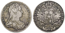 bis 1799 Habsburg
Maria Theresia, 1740-1780 Taler 1780 (1797-1803) Karlsburg Kratzer und Beläge Hafner 1b 27.89 g. ss