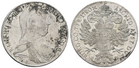 bis 1799 Habsburg
Maria Theresia, 1740-1780 Taler 1780 (1817-1833) Venedig Kratzer und Beläge Hafner 36c 27.80 g. vz-
