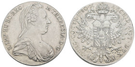 bis 1799 Habsburg
Maria Theresia, 1740-1780 Taler 1780 (1795-1803) Wien Kratzer und kleine Randkerbe Hafner 16 27.89 g. ss