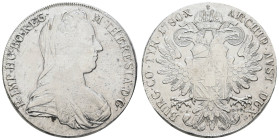 bis 1799 Habsburg
Maria Theresia, 1740-1780 Taler 1780 (1797-1803) Karlsburg Kratzer und Beläge Hafner 2a 28.00 g. ss-