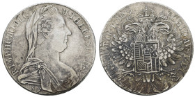 bis 1799 Habsburg
Maria Theresia, 1740-1780 Taler 1780 (1815-1828) Mailand minimale Kratzer und Randfehler Hafner 36a 27.70 g. ss
